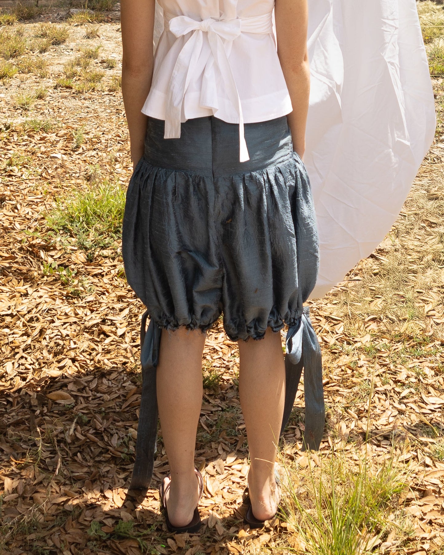 Moño Bloomers en Seda